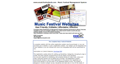 Desktop Screenshot of musicfestivalreg.com